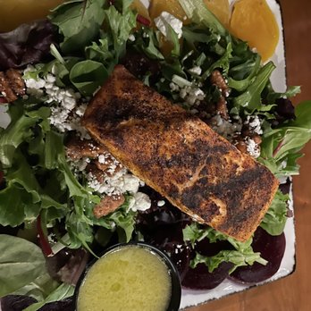 Tommy's Tavern + Tap - Grilled salmon on sliced beet salad, incredible! - American Near Me - Freehold, New Jersey Tommy's Tavern + Tap - Grilled salmon on sliced beet salad, incredible! - American Near Me - Freehold, New Jersey