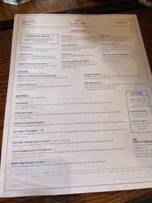 Menu photo 5 Francaise Spokane, WA