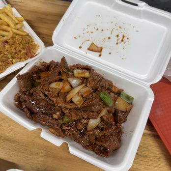 Michy's Chino Boricua - Muofongo and pepper steak - Chinese Near Me - Houston, Texas Michy's Chino Boricua - Muofongo and pepper steak - Chinese Near Me - Houston, Texas