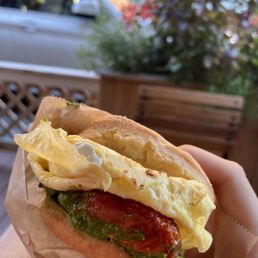 Caprese Breakfast Sandwich