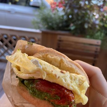 South End Buttery - Caprese Breakfast Sandwich - American Near Me - Boston, Massachusetts