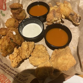 Chili's - Fried pickles... OMG good! - American Near Me - Fremont, California Chili's - Fried pickles... OMG good! - American Near Me - Fremont, California