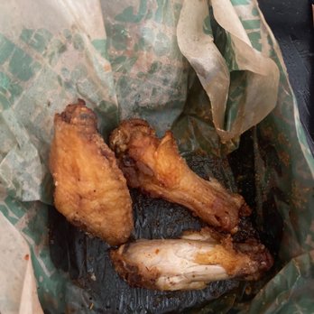 Wingstop - Where's the Cajun rub???? (This is after re-air frying) - Chicken Wings Near Me - Tampa, Florida