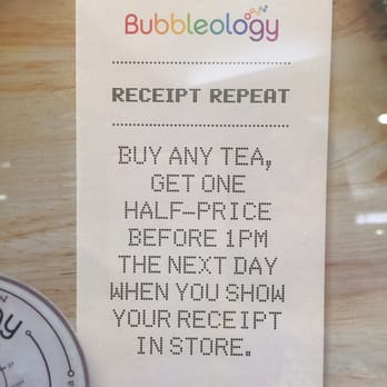 Bubbleology - Offer time - Bubble Tea Near Me - Sheffield, XSY