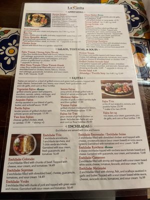 Menu photo 3 La Casita Azul Yucca Valley, CA