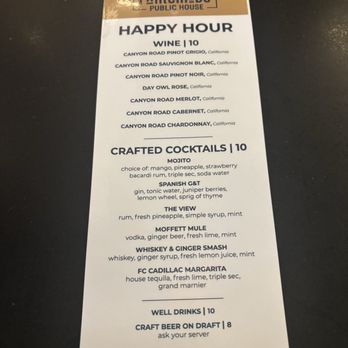 Fairchilds Public House - Happy hour - New American Near Me - Mountain View, California