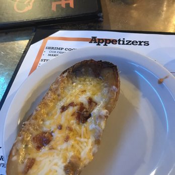 L A Cafe - Loaded potato skin appetizer was just normal. - Cafes Near Me - Whitestown, Indiana
