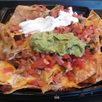 Baja Fresh - Nacho Plate with shredded pork. - Mexican Near Me - Toluca Lake, California Baja Fresh - Nacho Plate with shredded pork. - Mexican Near Me - Toluca Lake, California
