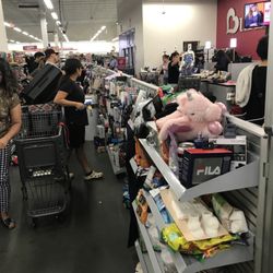 Burlington - Long long long line and 2 cashiers who are slow as hell. Come on Burlington
