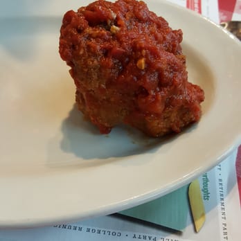Buca di Beppo Italian Restaurant - huge meatball - Italian Near Me - Lombard, Illinois Buca di Beppo Italian Restaurant - huge meatball - Italian Near Me - Lombard, Illinois