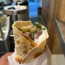 Chez le Libanais - Lamb Shawarma Wrap