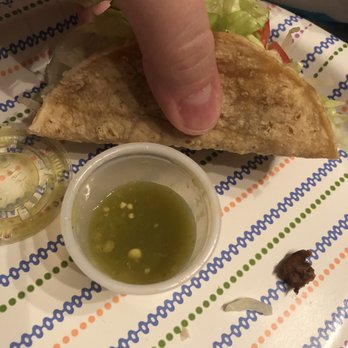 El Fast Burrito - Tiniest taco I've ever seen. - Mexican Near Me - Des Plaines, Illinois