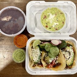Main Street Tacos - Taco Placero, Guacamole & Large Bean