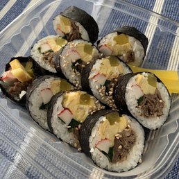 Beef kimbap $5 Beef kimbap $5