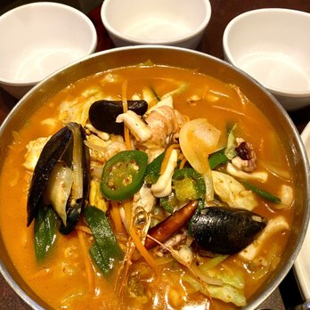 One Korean Restaurant - N5. Spicy Seafood Noodle with Soup - Korean Near Me - Beaverton, Oregon One Korean Restaurant - N5. Spicy Seafood Noodle with Soup - Korean Near Me - Beaverton, Oregon