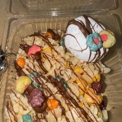 Cupcake Fairies - Rice krispy treat
