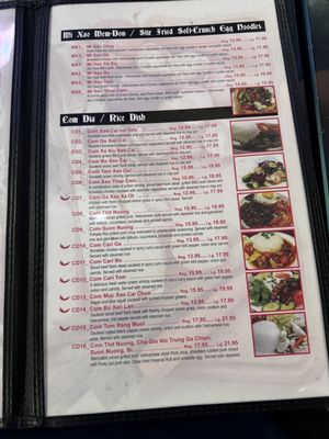 Menu photo 2 Saigon City Restaurant Albuquerque, NM