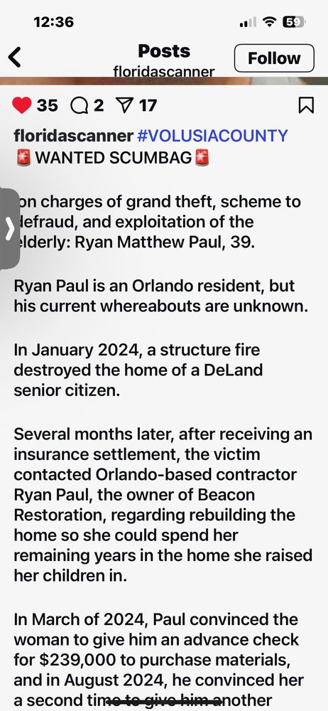 Slide of Beacon Restoration