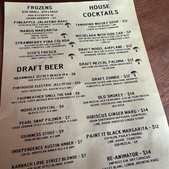 Kinda Tropical - Drink menu - Breakfast & Brunch Near Me - Austin, Texas Kinda Tropical - Drink menu - Breakfast & Brunch Near Me - Austin, Texas