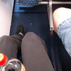 Allegiant Air - Leg room in exit row