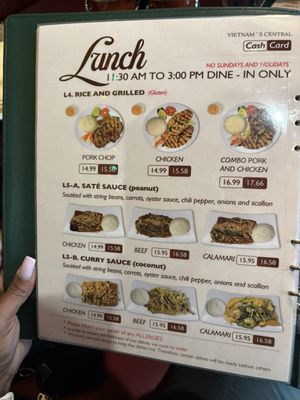 Menu photo 1 Vietnam's Central Scarsdale, NY