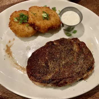 Malone's Lansdowne - Prime Ribeye with Gruyere Potato Croquettes - Steakhouses Near Me - Lexington, Kentucky Malone's Lansdowne - Prime Ribeye with Gruyere Potato Croquettes - Steakhouses Near Me - Lexington, Kentucky