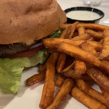 Grand Café - American Burger with sweet potato fries - Cafes Near Me - Reno, Nevada