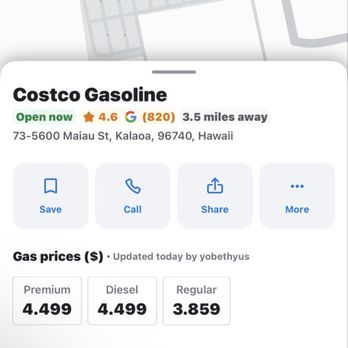 Costco Gasoline - Prices for gas Dec 2025 - Gas Stations Near Me - Kailua-Kona, Hawaii Costco Gasoline - Prices for gas Dec 2025 - Gas Stations Near Me - Kailua-Kona, Hawaii