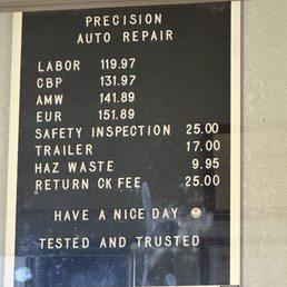 Price list as of 10/14/2025