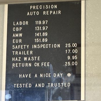 Precision Auto Repair - Price list as of 10/14/2025 - Auto Repair Near Me - Kailua Kona, Hawaii Precision Auto Repair - Price list as of 10/14/2025 - Auto Repair Near Me - Kailua Kona, Hawaii