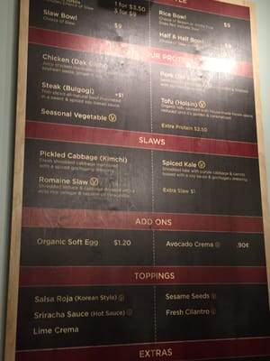 Menu photo 7 TaKorean Korean Taco Grill Washington, DC, DC