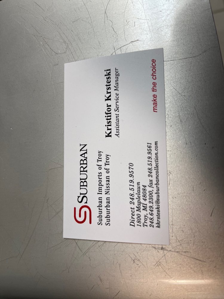 SUBURBAN NISSAN OF TROY Updated August 2024 13 Photos & 35 Reviews