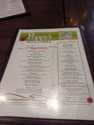 Menu photo 4 Poppy's Pizza & Grill Estes Park, CO Menu photo 4 Poppy's Pizza & Grill Estes Park, CO