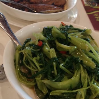 New Fusion - Water Spinach w/ bean curd sauce - Asian Fusion Near Me - Arcadia, California