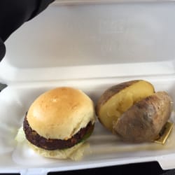 Morrisons - Cajun Vegetable Burger with a Jacket Potato