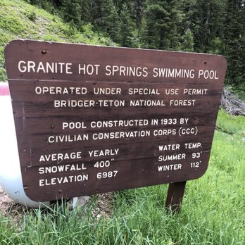 Granite Hot Springs & Camp Ground - Signage - Campgrounds Near Me - Jackson, Wyoming Granite Hot Springs & Camp Ground - Signage - Campgrounds Near Me - Jackson, Wyoming