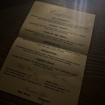 YNK - Menu - Cocktail Bars Near Me - Irvine, California YNK - Menu - Cocktail Bars Near Me - Irvine, California