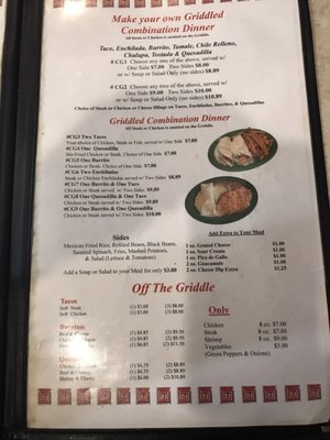 Menu photo 4 La Ribera Mexican Restaurant Washington, NC