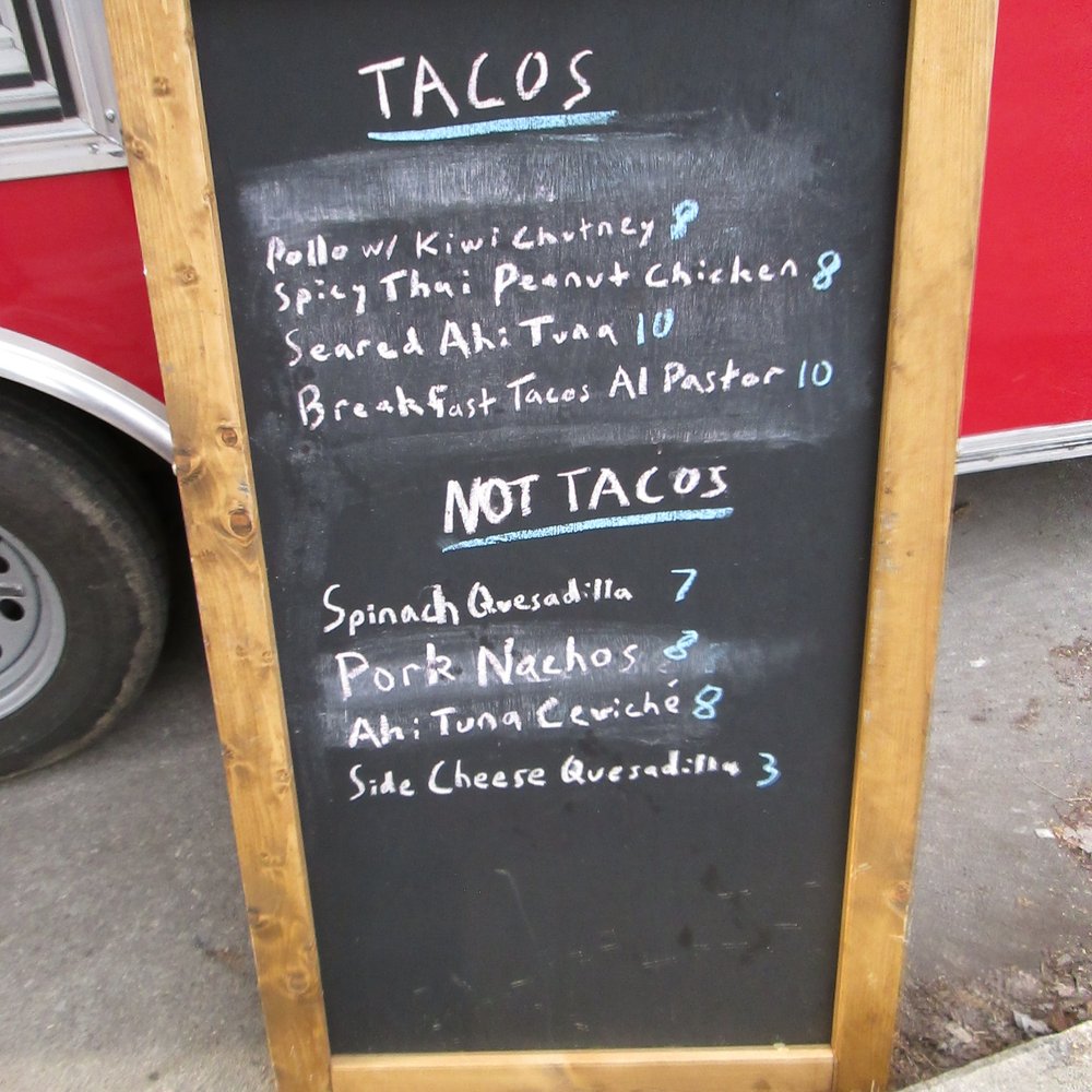 Captain Muchachos - chalk menu - Food Trucks Near Me Captain Muchachos - chalk menu - Food Trucks Near Me