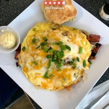 The Blue Hen Cafe - zadas stack! sweet potato home fries topped with an egg fritata. super delish. - Southern Near Me - Saint Augustine, Florida