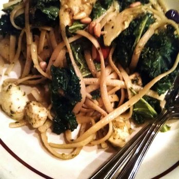 Spoleto Restaurant - Pasta, kale, artichoke, mozzarella - Italian Near Me - Northampton, Massachusetts