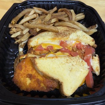 Painters' Restaurant - Buffalo Chicken Grilled Cheese - New American Near Me - Brookhaven, New York Painters' Restaurant - Buffalo Chicken Grilled Cheese - New American Near Me - Brookhaven, New York