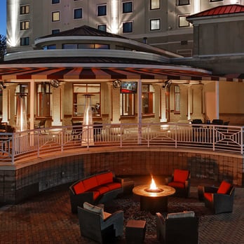The Terrace - a fire pit in front of a hotel - New American Near Me - Spartanburg, South Carolina The Terrace - a fire pit in front of a hotel - New American Near Me - Spartanburg, South Carolina