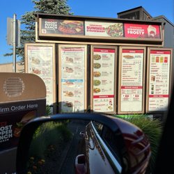 Wendy's - Drive - through Menu board