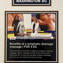 Detox Spa - Erika Tempro featured on FOX 5 DC segment