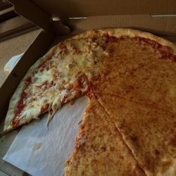 Pizzeria Bello - Looks like cheese & topping added to an existing pie