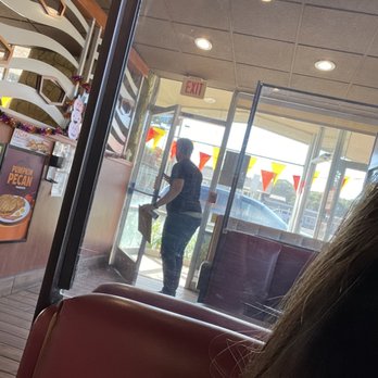 Denny's - Big woof of spray paint coming to our table - Diners Near Me - Monterey, California
