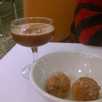 La Cubana - Buttermilk Donuts & Carajillo cocktail. Pair these two for the end of your meal. - Cuban Near Me - Toronto, Ontario La Cubana - Buttermilk Donuts & Carajillo cocktail. Pair these two for the end of your meal. - Cuban Near Me - Toronto, Ontario