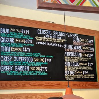 Crisp - Menu board at Crisp, Lynchburg - Salad Near Me - Lynchburg, Virginia Crisp - Menu board at Crisp, Lynchburg - Salad Near Me - Lynchburg, Virginia