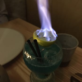 Ruyi Modern Chinese - Ruyi cocktail is citrusy passion fruit on fire! - Asian Fusion Near Me - Melbourne, VIC Ruyi Modern Chinese - Ruyi cocktail is citrusy passion fruit on fire! - Asian Fusion Near Me - Melbourne, VIC